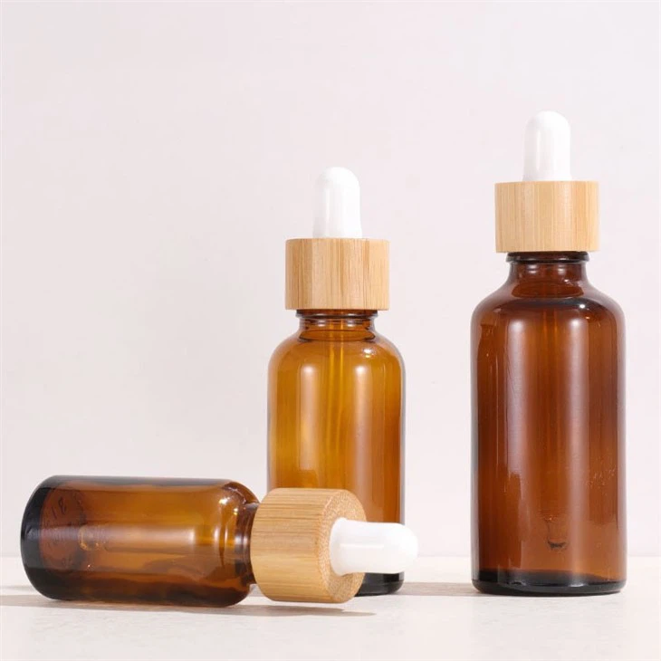 Amber Dropper Bottles