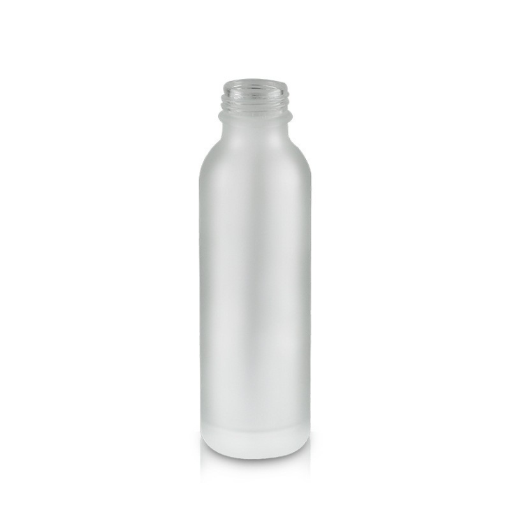 Simple Frosted Glass Lotion Bottle